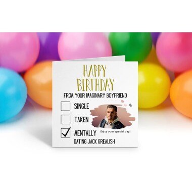 Jack Grealish Geburtstagskarte, Fußball Bday Karte, Fan, Lustige Happy Birthday 