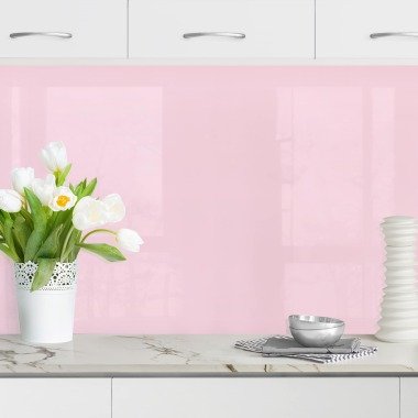 Küchenrückwand Unifarben Rosé