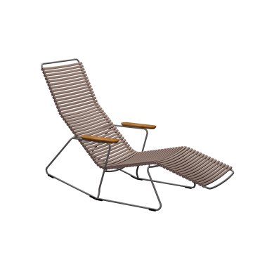Kunststoff Liegestuhl & HOUE CLICK Sunrocker Liegestuhl sand 62
