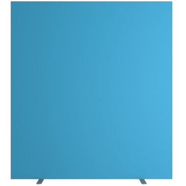 PAPERFLOW Trennwand easySreen, Textiloberfläche, blau
