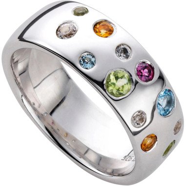 Peridot-Ring aus 925 Silber & Ring in Silber 925 von heine