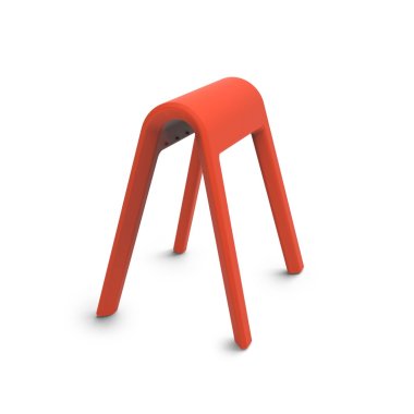 Wilkhahn Sitzbock Stehhilfe orangerot
