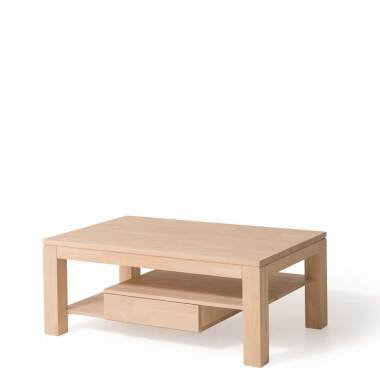Buchenholztisch aus Buche & Designercouchtisch aus Buche Massivholz 45 cm hoch