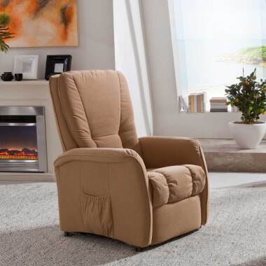 Designer Stoffsessel & TV-Sessel mit verstellbarer Rückenlehne Aufstehhilfe
