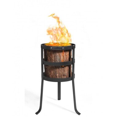 Feuerkorb für Schwedenfeuer „MALMO“ Feuersäule aus Stahl Gartenfackel