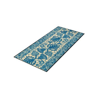 Fußmatte in blau-ecru von wash&dry