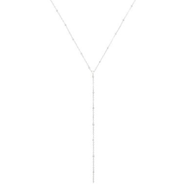 GLEAM Y-Halskette Silber