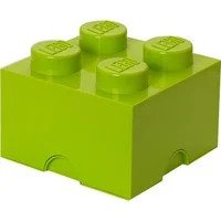 LEGO Storage Brick 4 hellgrün, Aufbewahrungsbox