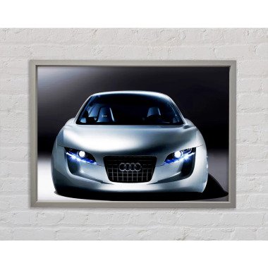 Audi Sleek Machine Silber Einzelner Bilderrahmen