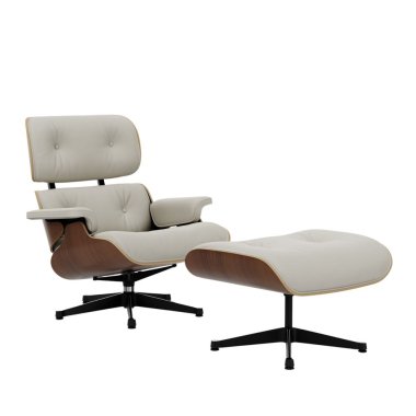 Clubsessel aus Holz & Vitra Lounge Chair & Ottoman neue Maße poliert/Seiten