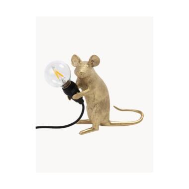 Kleine Designer LED-Tischlampe Mouse mit USB-Anschluss