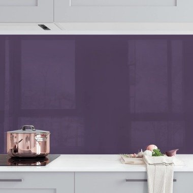 Küchenrückwand Unifarben Rotviolett