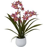 Kunstpflanze Gambia-Orchidee, dunkelrosa