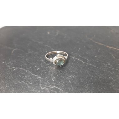Labradorit-Ring in Silber & Ovaler Labradorit Ring, Gefasst in 925Er Silber