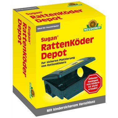 Neudorff 3x Sugan RattenKöder Depot Dachboden