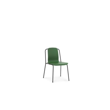 Normann Copenhagen Studio Stuhl ohne Armlehne grün