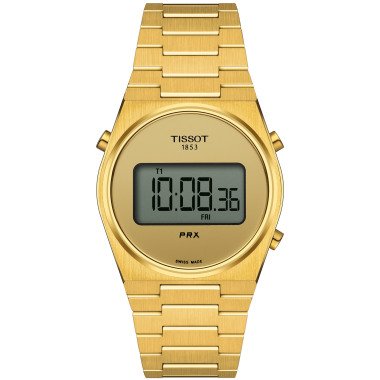Tissot T137.263.33.020.00 Damen-Armbanduhr PRX Digital 35 Goldfarben