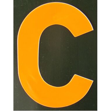Conacord Reflektierender Klebebuchstabe C orange C