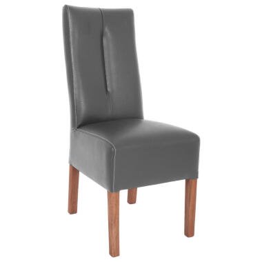Esszimmerstuhl aus Holz & Carryhome Stuhl , Grau, Eiche , Textil , Eiche
