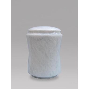 Grab Urnen Modell in Weiß & Schöne Marmor Urne weiß Morgana / ohne Absenkkord