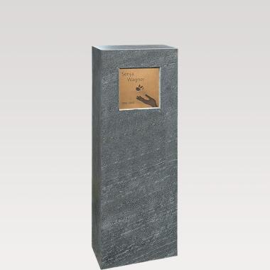 Günstiger Doppelgrabstein aus Bronze & Doppelgrab Grabdenkmal in Granit
