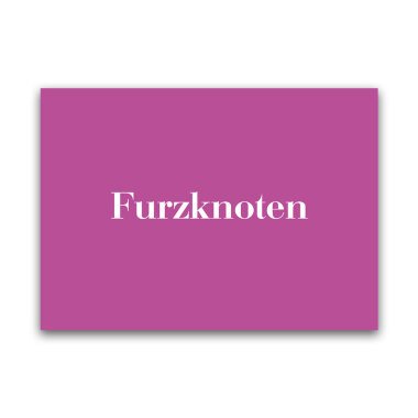Postkarte Furzknoten (DIN A6)