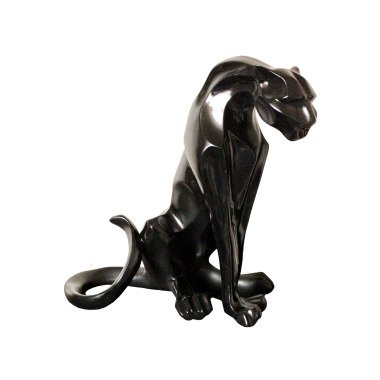 Sitzender Panther