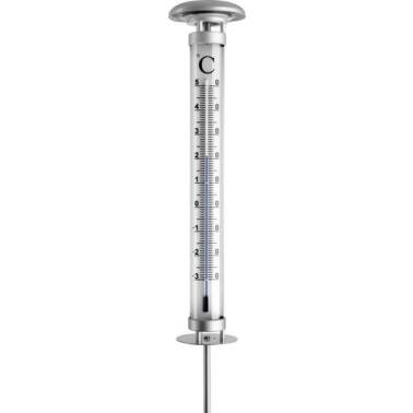Thermometer aus Silber & TFA Dostmann Solino Thermometer Silber