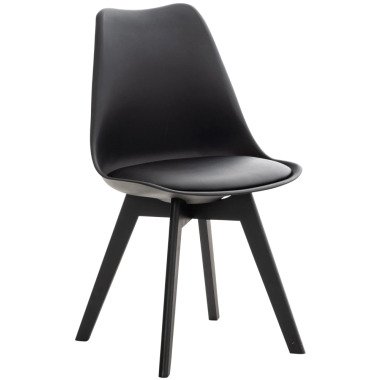 TPFLiving Stuhl Lines schwarz/schwarz Stück