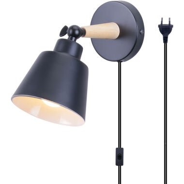 Wandleuchte mit EU-Stecker, Moderne Wandlampe