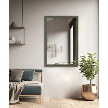 Wandspiegel | Klassiko | Grün  Rechteckig