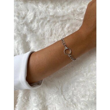 Armband Modeschmuck Gliederarmband Silber Diamanten