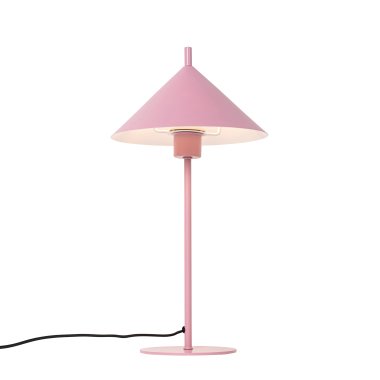 Designer-Tischlampe rosa Triangolo