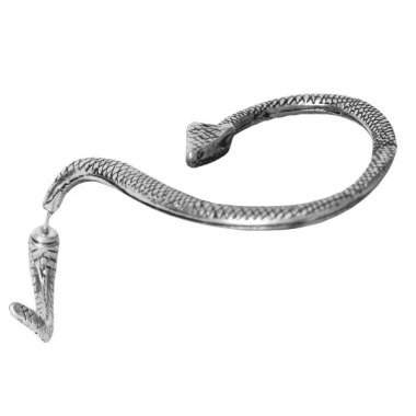 Ear Cuff aus Metall & 1 Stück Ohrstecker Mit Schlange Ohrklemme in Silber