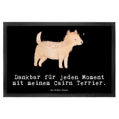 Fußmatte Cairn Terrier Moment Schwarz Geschenk