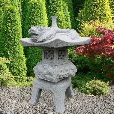 Japanische Garten Stein Laterne Ichikawa / 60cm