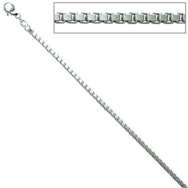 Venezianerkette 925 Silber 1,2 mm 36 cm Halskette Kette Silberkette Karabiner