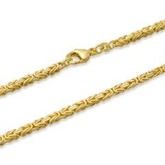 585er Goldkette: Königskette Gold 50cm