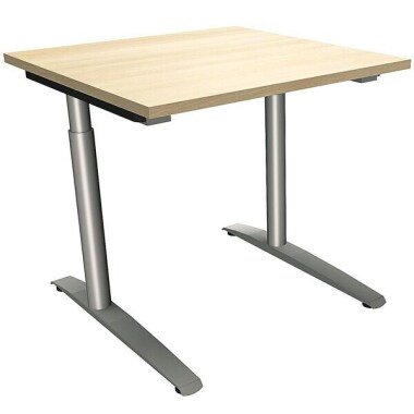 C-Fuß Schreibtisch & Manuell höhenverstellbarer Schreibtisch »Sidney«