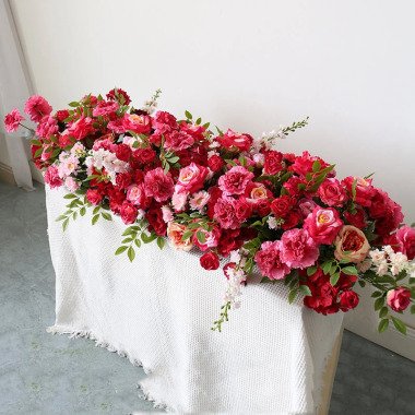 Fushia Blumenbogen Hochzeit Bögen Für Zeremonie Blumen Hintergrund Floral Tischl