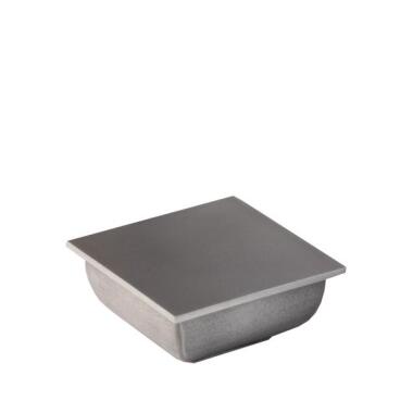 Moderner Aluminium Weihwasserkessel Kapari / Grau