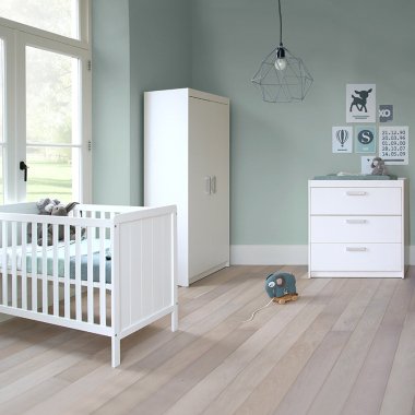 Europe Baby Ralph Babyzimmer Weiß | Bett