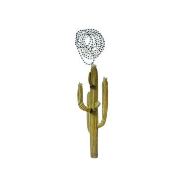 Kaktus Halskette Miniblings Kette 80cm Holz Bedruckt Realistisch Pflanze Groß
