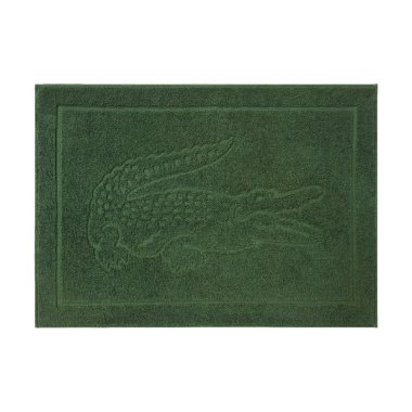 Lacoste Bio Badematte vert 55x80 cm