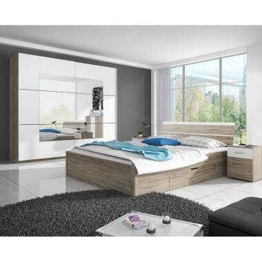 Moderne Schlafzimmer Möbelkombination mit