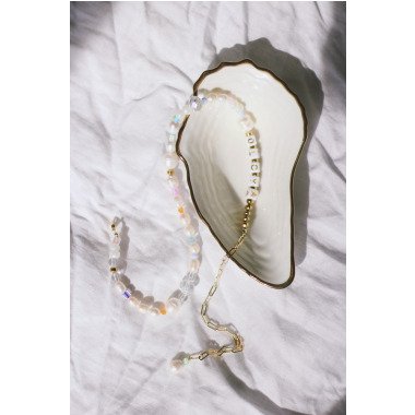 Personalisierte Halskette Olcya Mit Perlen Und Glasperlen