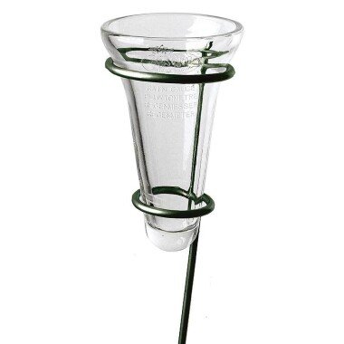 Regenmesser Klassik Gartenstab Glas Niederschlagsmesser 133cm