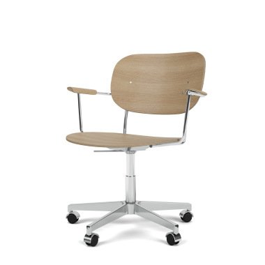 Stuhl Co Task Chair mit Armlehne natural oak/aluminium