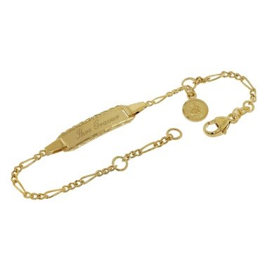 trendor 51811 Kinder Gravur-Armband Gold 333 / 8K Armband 14 cm
