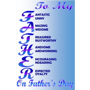 Vatertagskarte, Vatertagsgeschenke, Personalisierte